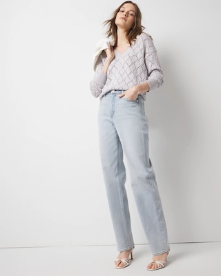 Extra High-Rise Relaxed Straight Jeans click to view larger image.