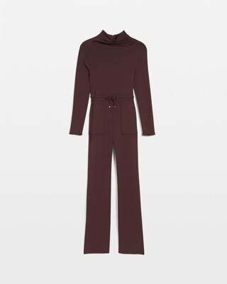 Petite Mockneck Jumpsuit click to view larger image.
