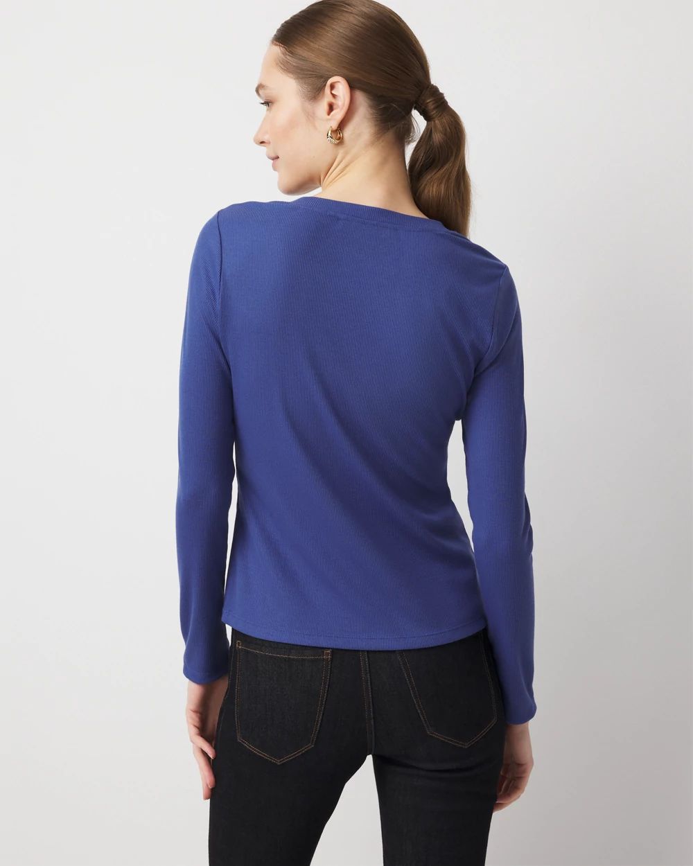 Turnlock Long Sleeve Henley Tee click to view larger image.
