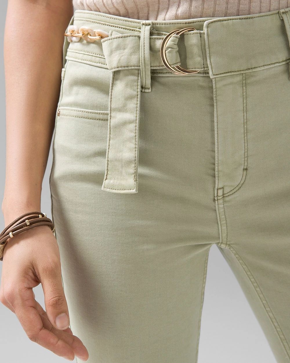 Extra High-Rise Boot Crop Pants