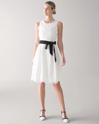 Lace Fit & Flare Dress