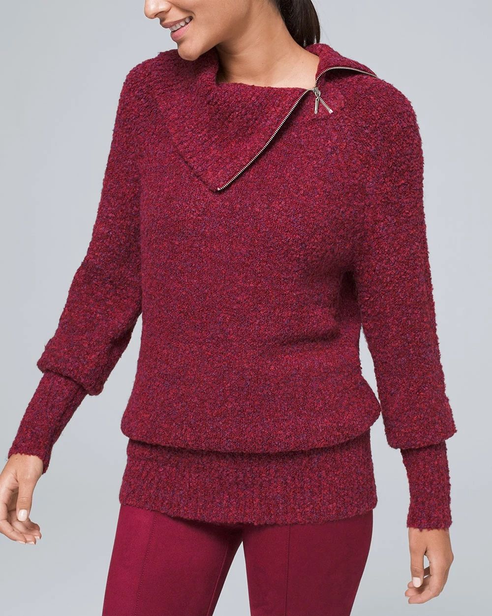 Funnel Neck Tunic Sweater