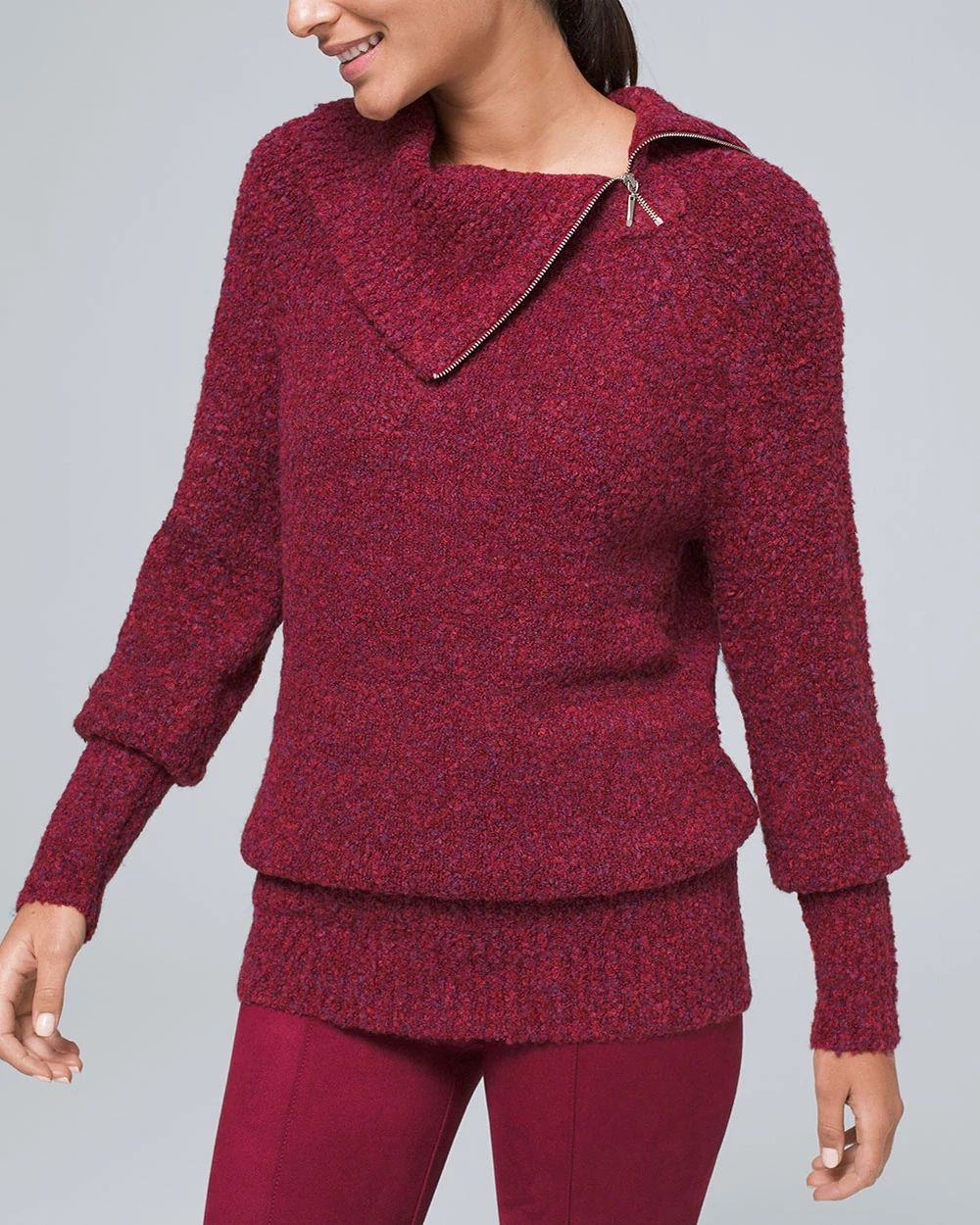 Funnel Neck Tunic Sweater White House Black Market