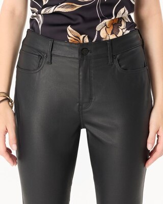 High-Rise Coated Micro Bootcut Jean click to view larger image.