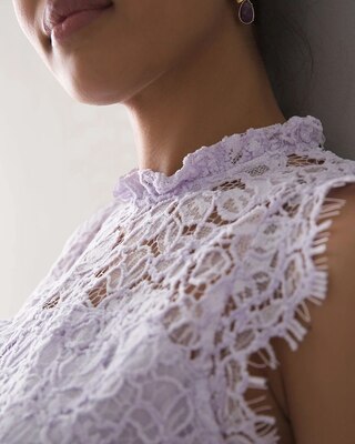 Sleeveless Lace Top