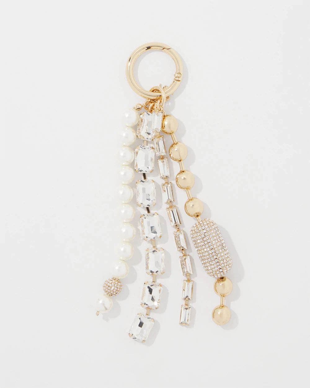 Mixed Metal Bag Charm