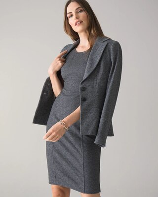 Sleeveless Knit Sheath Dress