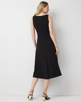 Petite Ponte Midi Dress click to view larger image.