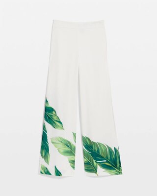 Placed Print Wide Leg Pant click to view larger image.