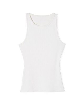 WHBM FORME™ Ribbed Stretch Tank click to view larger image.