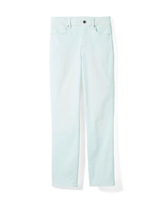 High-Rise Tinted Straight Jeans