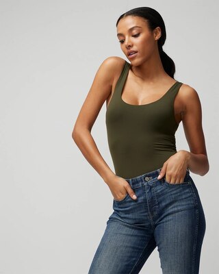 WHBM FORME™ All Ways Stretch Dual Neck Tank