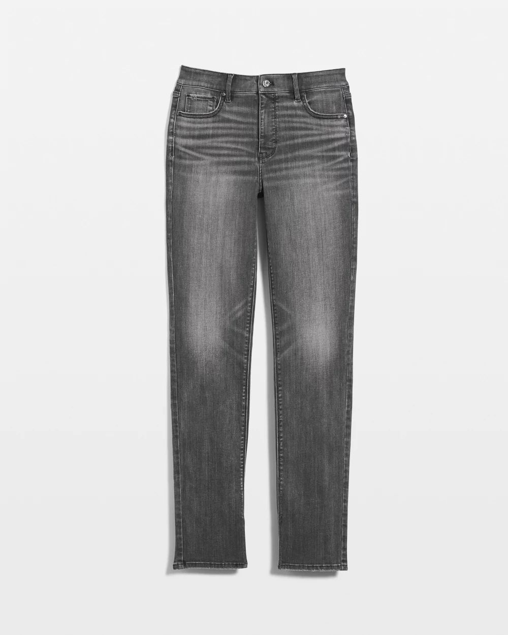 Petite High-Rise Byna Slim Jean with Slits click to view larger image.