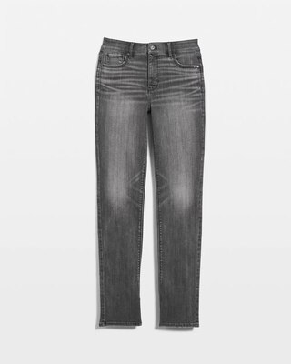 Petite High-Rise Byna Slim Jean with Slits click to view larger image.