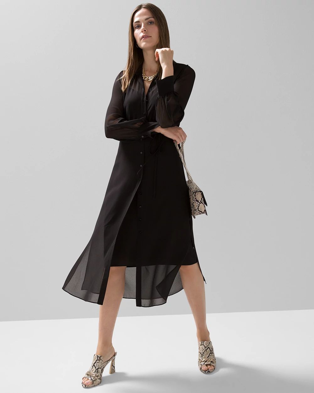 Black Shirt Dress