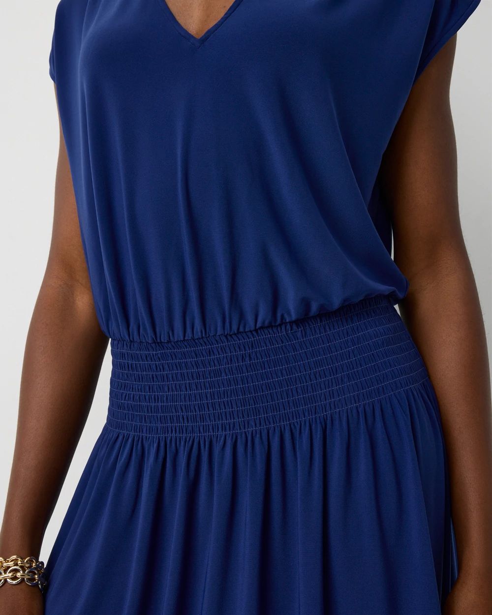 Petite Smocked Waist Dress