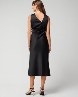 Sleeveless Satin Slip Dress