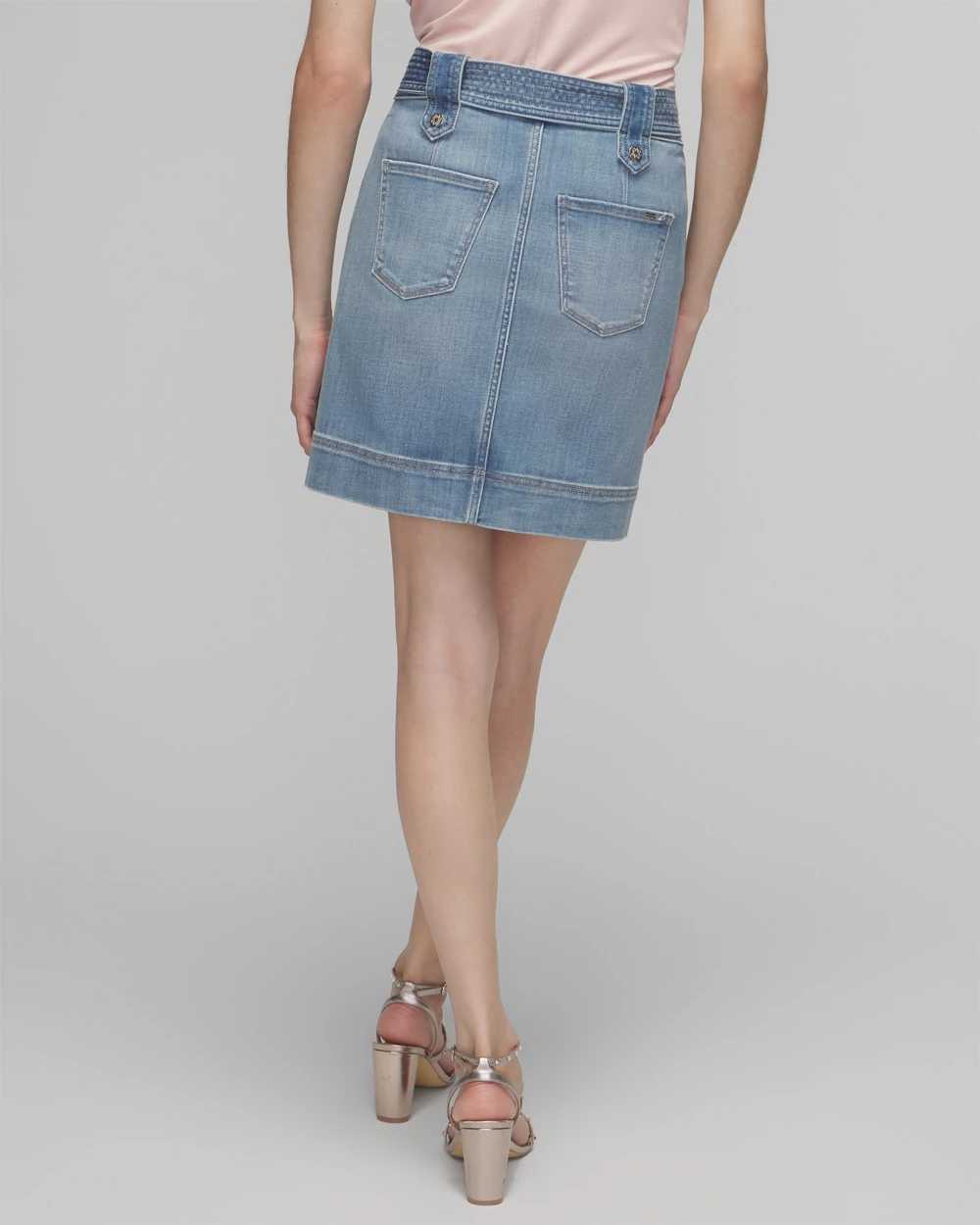 Denim Utility Boot Skirt click to view larger image.
