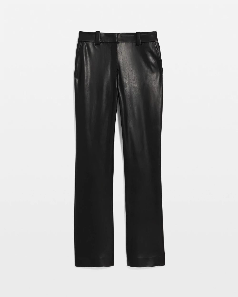 Faux Leather High-Rise Blake Bootcut Pant click to view larger image.