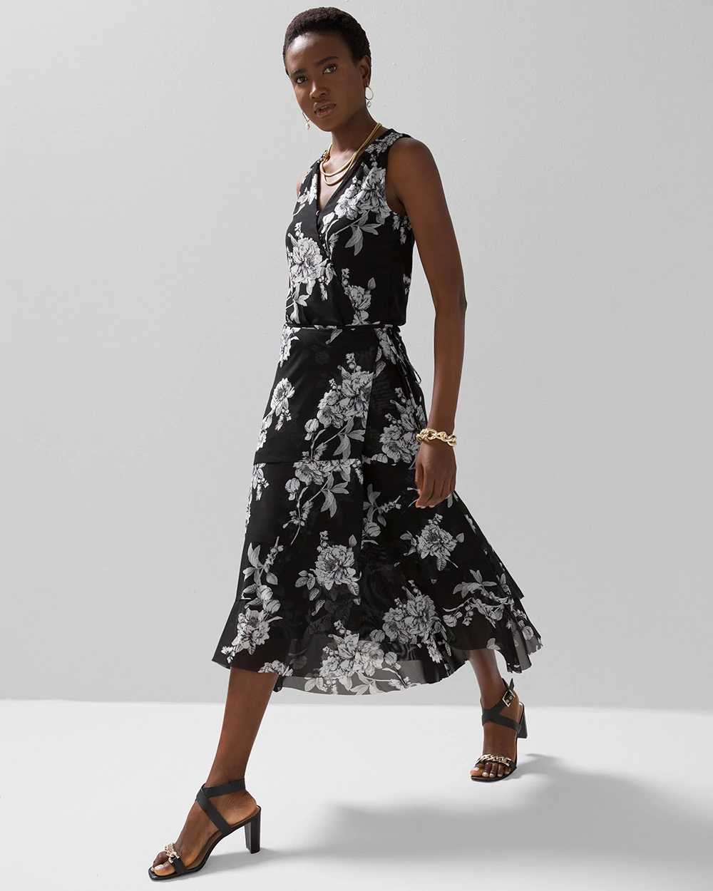 White house black market wrap skirt on sale