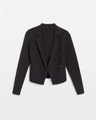 Cropped Sweater Blazer click to view larger image.