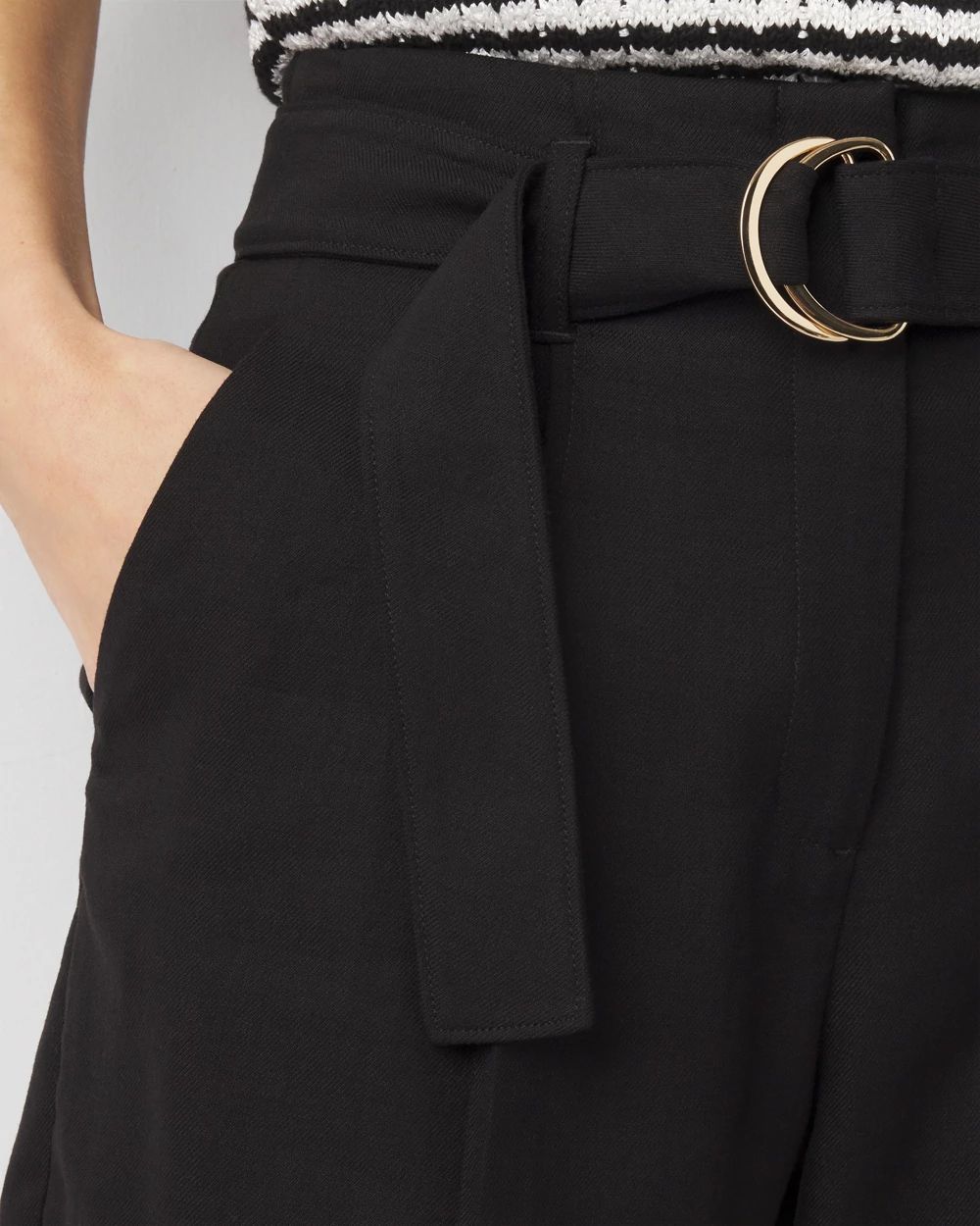 Belted Tailored Short