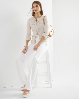 WHBM® Lace-Up Stylist Jacket