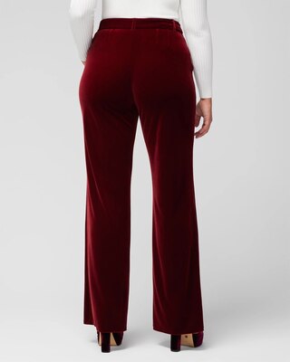 WHBM® Luna Wide Leg Velvet Trousers