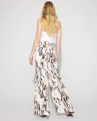 Animal Print Wide-Leg Pant click to view larger image.