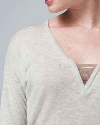 Ball Chain V-Neck Tunic