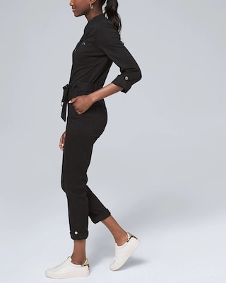 Petite Soft Utility Jumpsuit