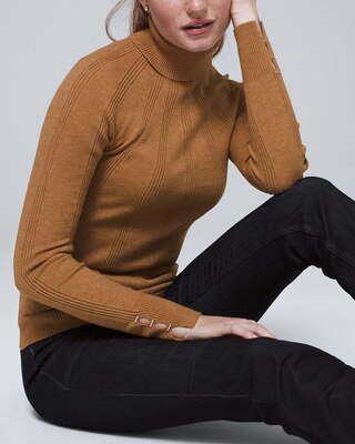 Modern Ribbed Turtleneck Sweater