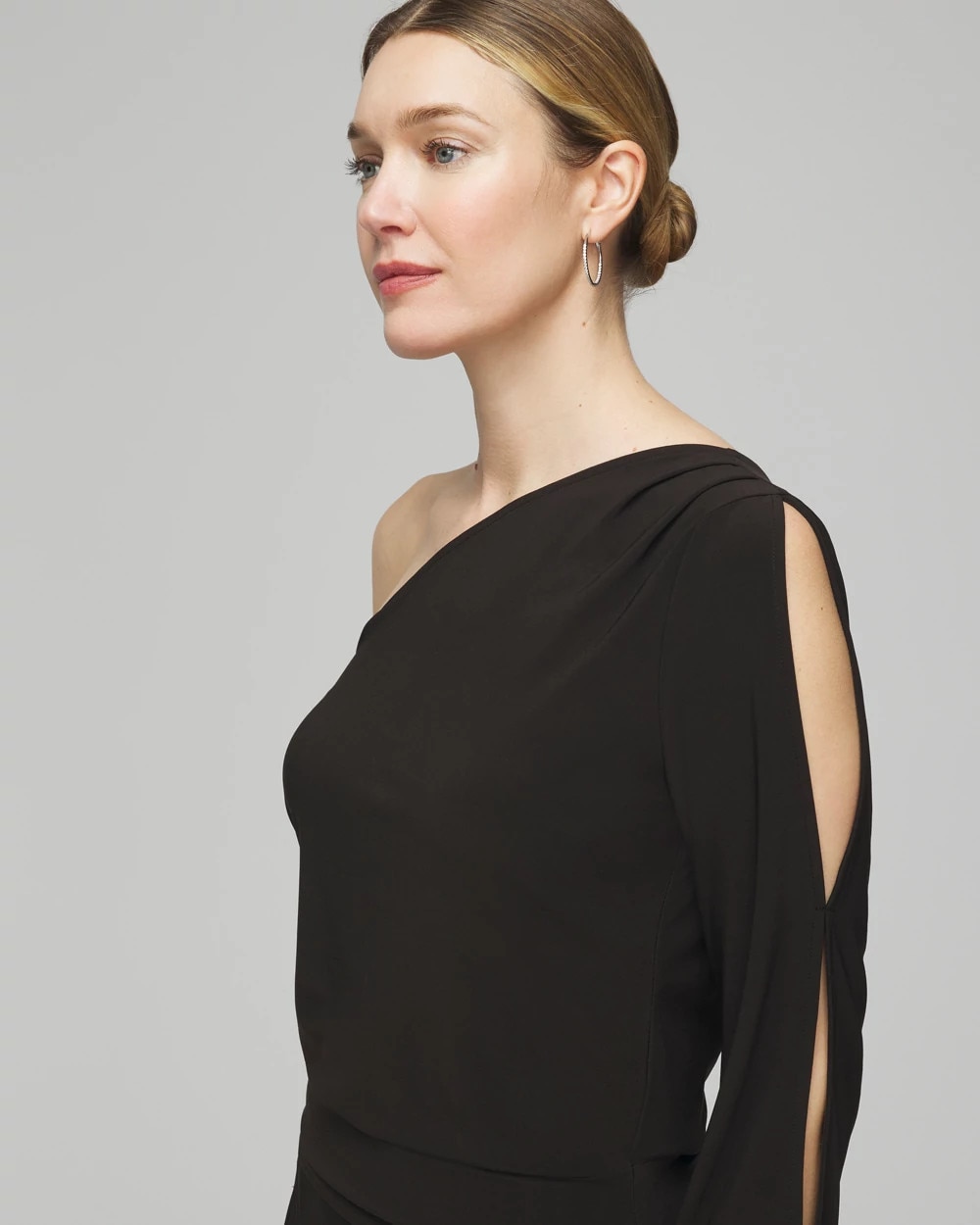 One Shoulder Matte Jersey Top
