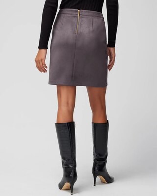Suede Boot Skirt click to view larger image.