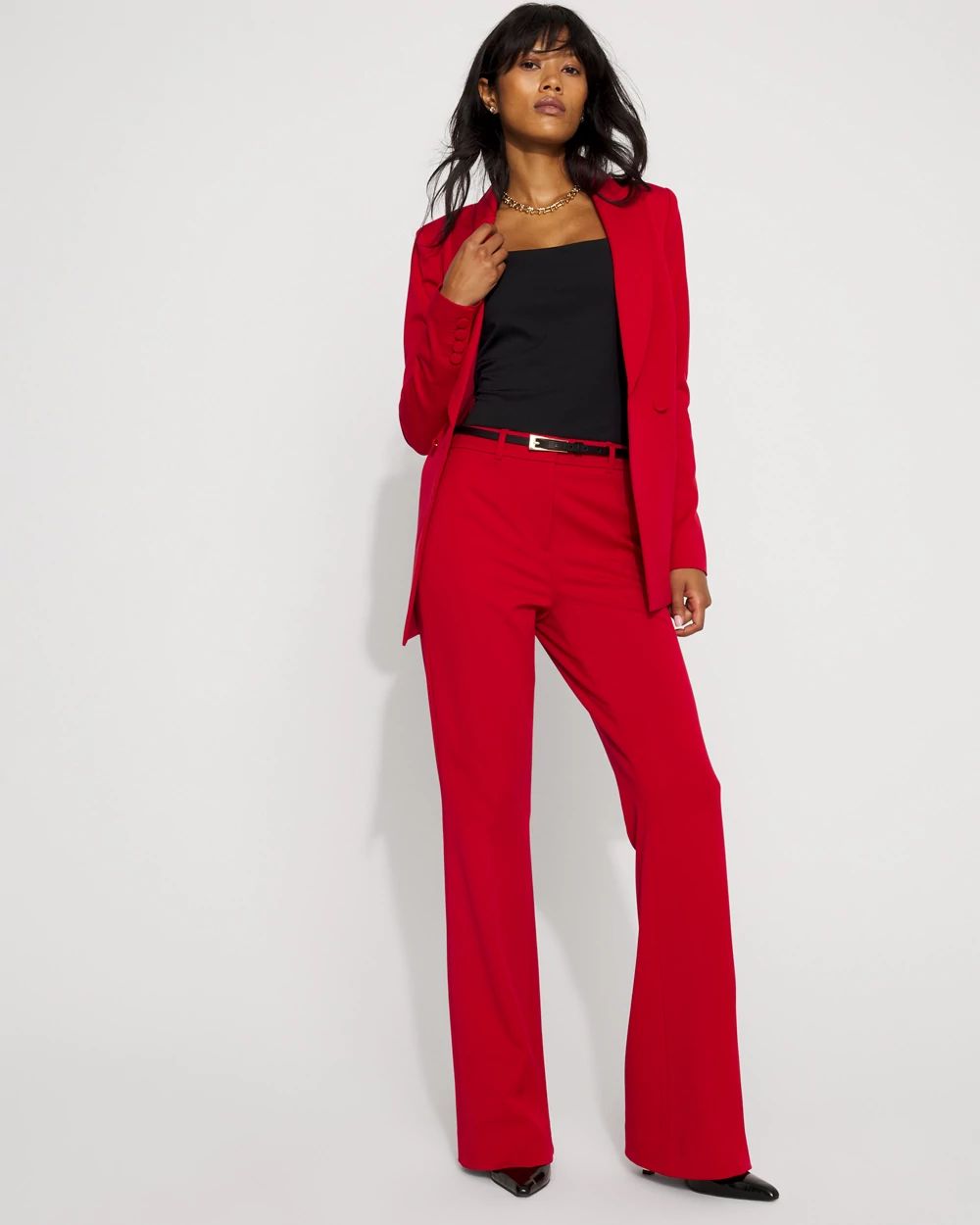 Petite High-Rise Piper Flare Pant