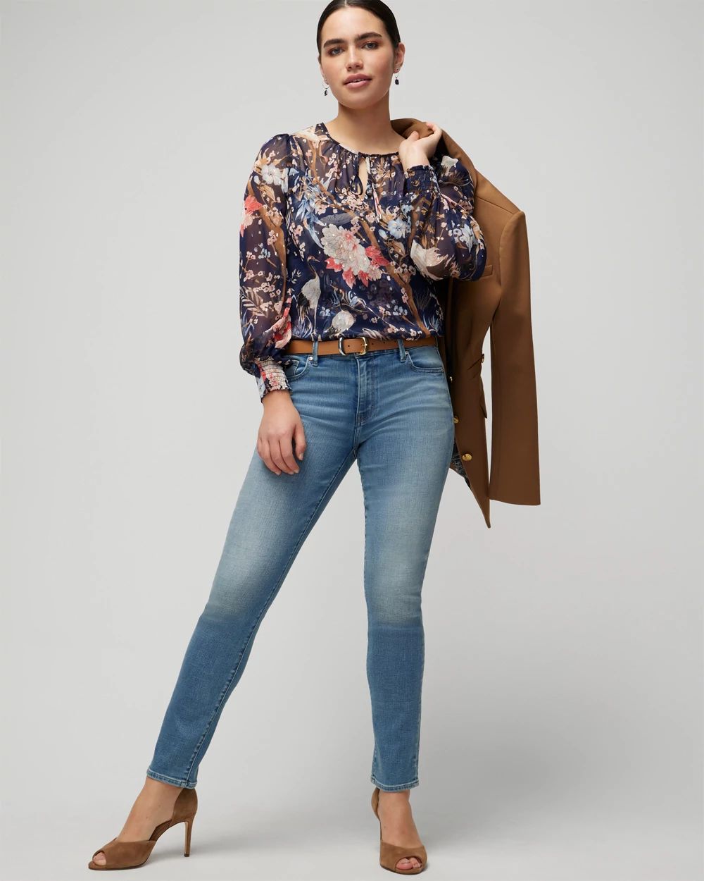 Curvy Mid-Rise Slim Jeans