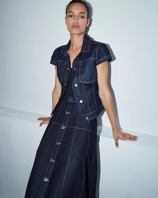 Flirty Denim Shacket