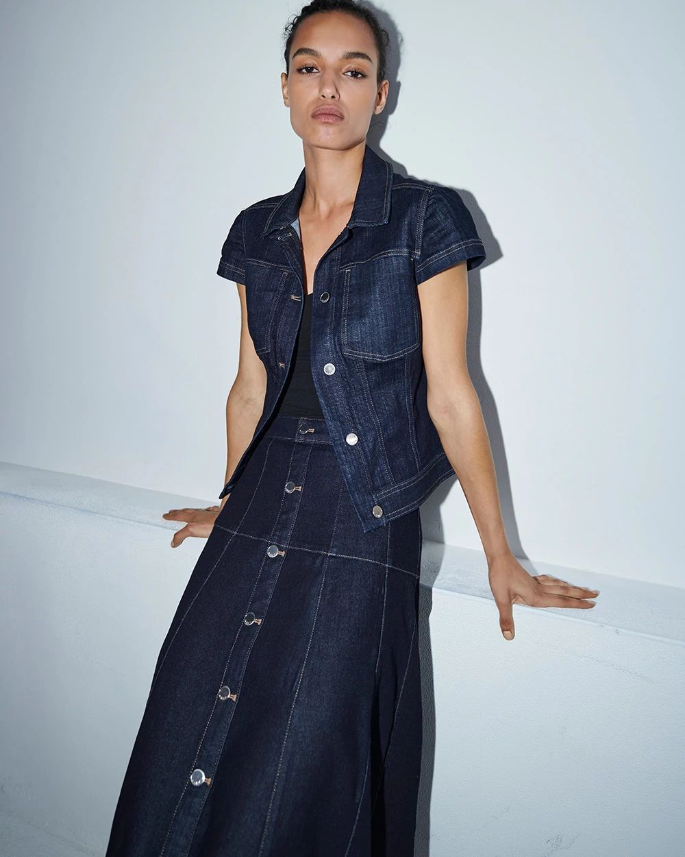 Flirty Denim Shacket