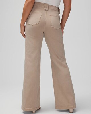 High-Rise Mariner Wide Leg Jeans