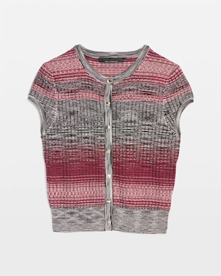 Space-Dyed Cardigan Sweater click to view larger image.