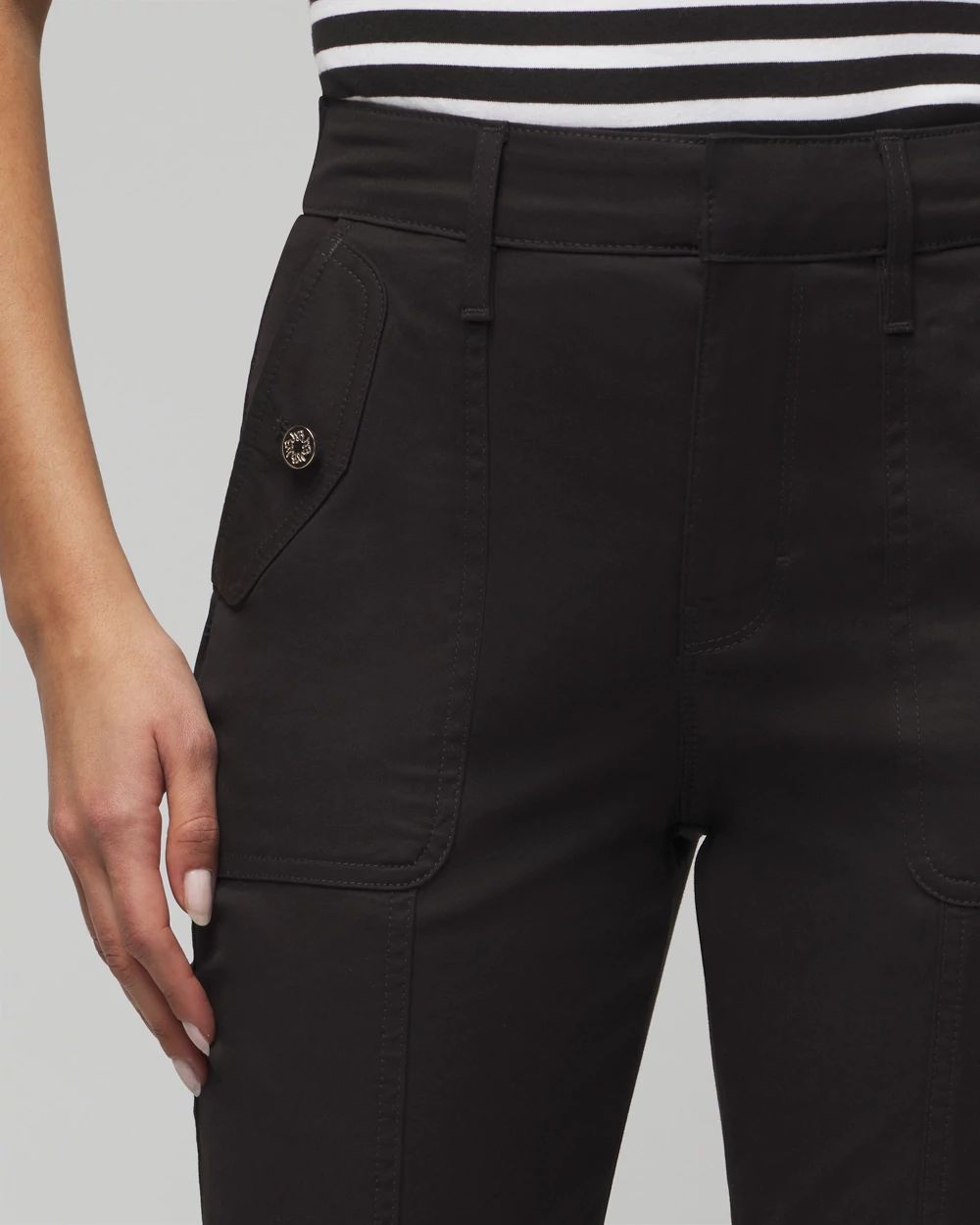Curvy High-Rise Pret-A-Jet Slim Ankle Pants click to view larger image.