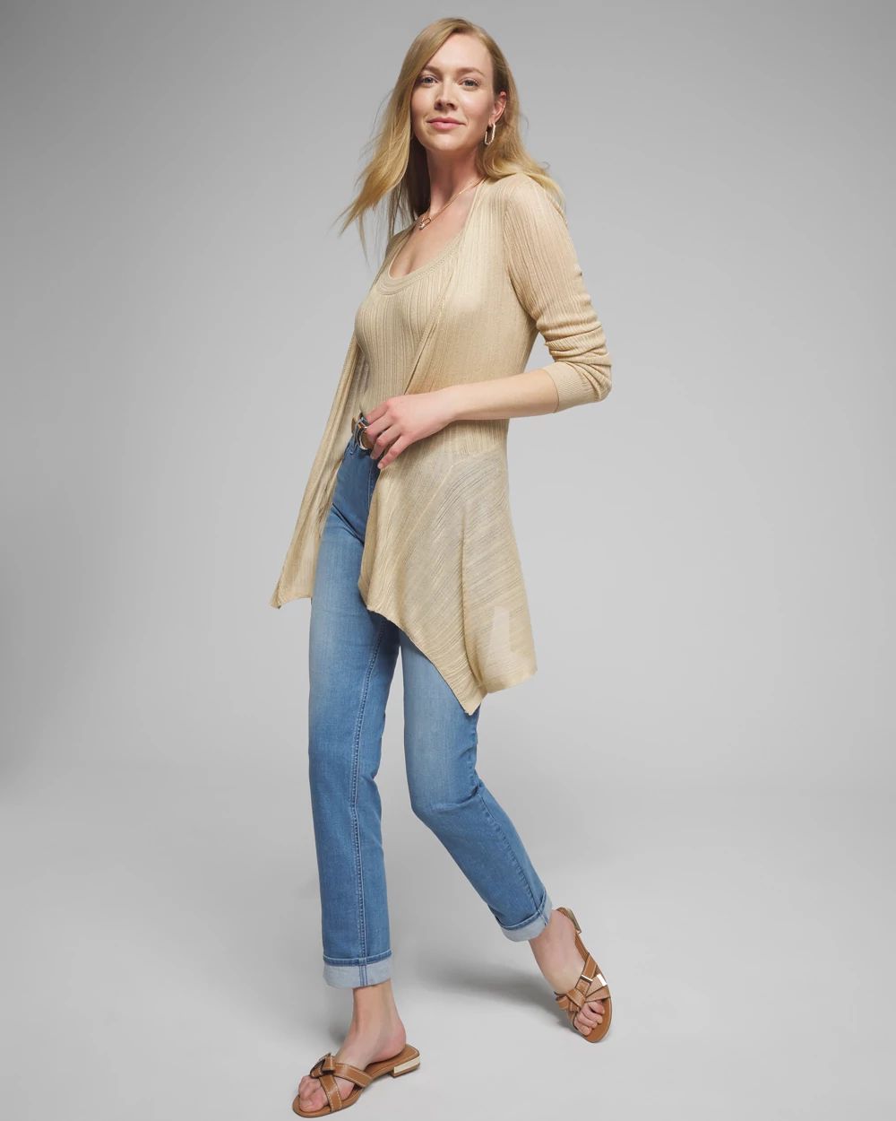 Outlet WHBM Stitch Flyaway Coverup click to view larger image.