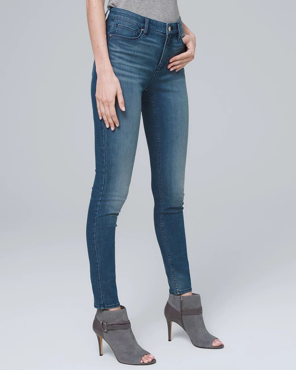 Ultimate Sculpt High-Rise Skinny Ankle Jeans