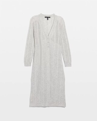 Cable Stitch Duster Sweater