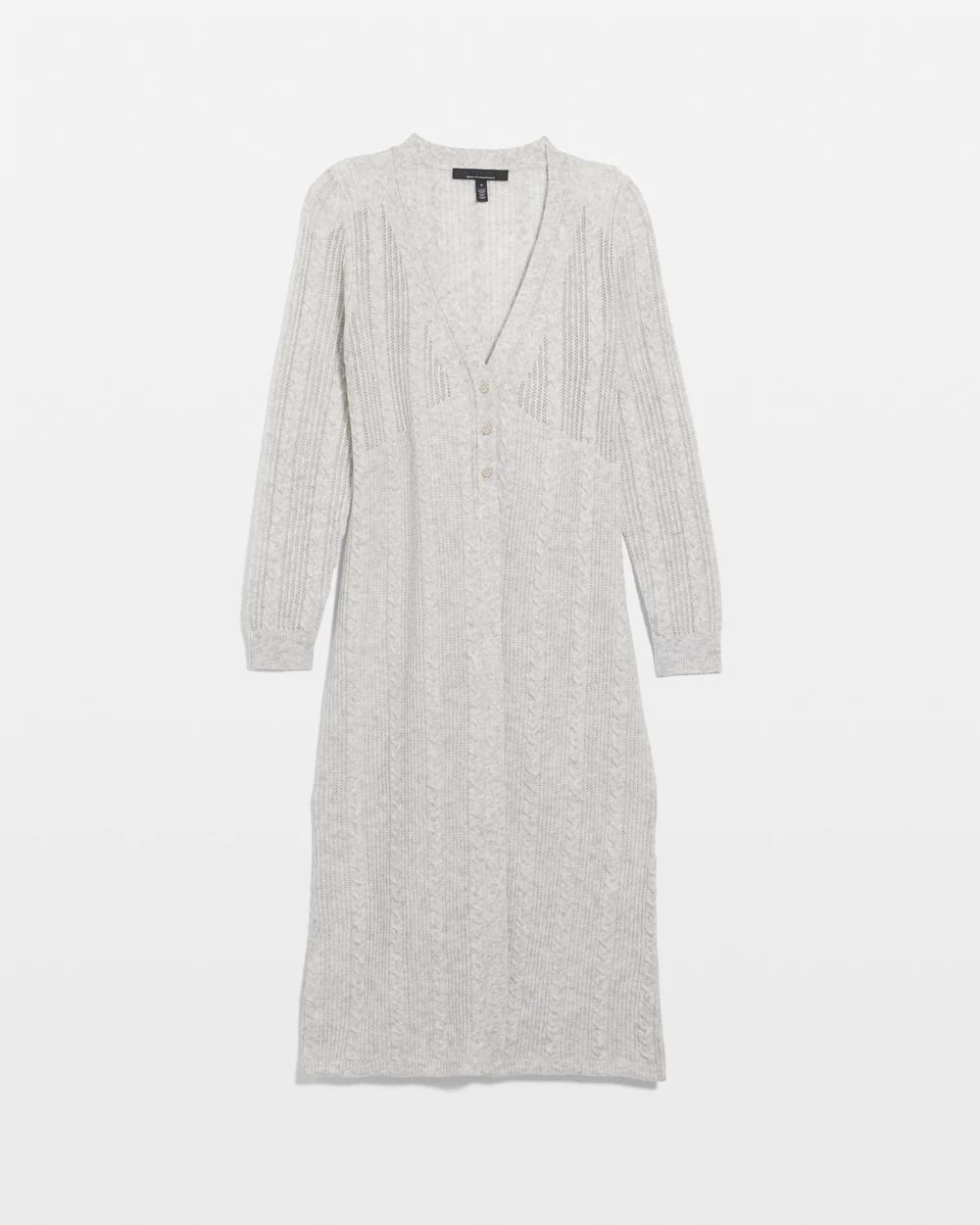 Cable Stitch Duster Sweater