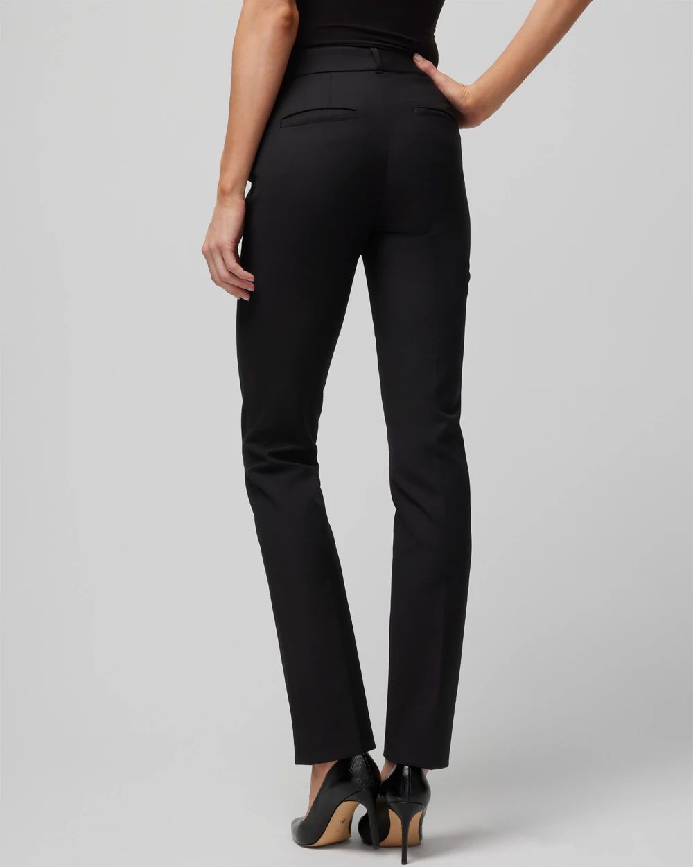 Petite WHBM® Elle Slim Trouser Comfort Stretch Pant