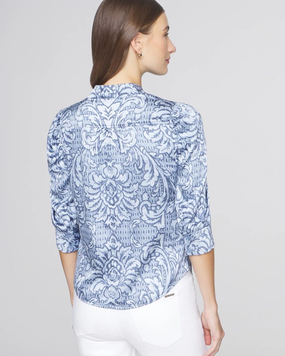 Ruched Sleeve Top