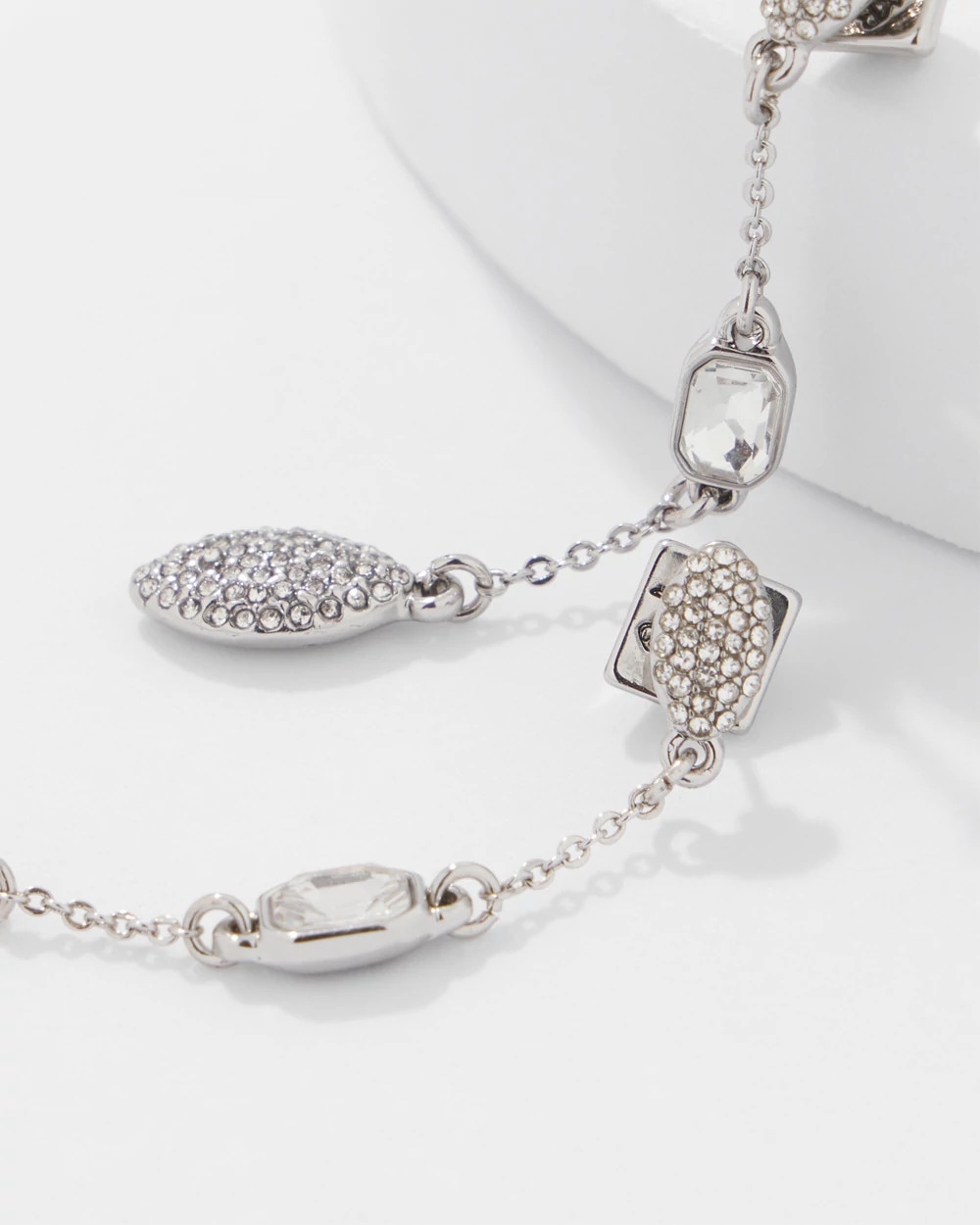 Pave Linear Earrings - image 2