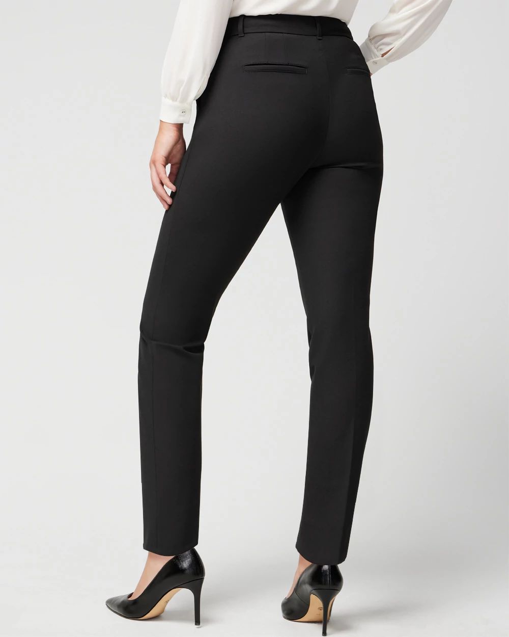 Curvy WHBM® Elle Slim Ankle Comfort Stretch Pant