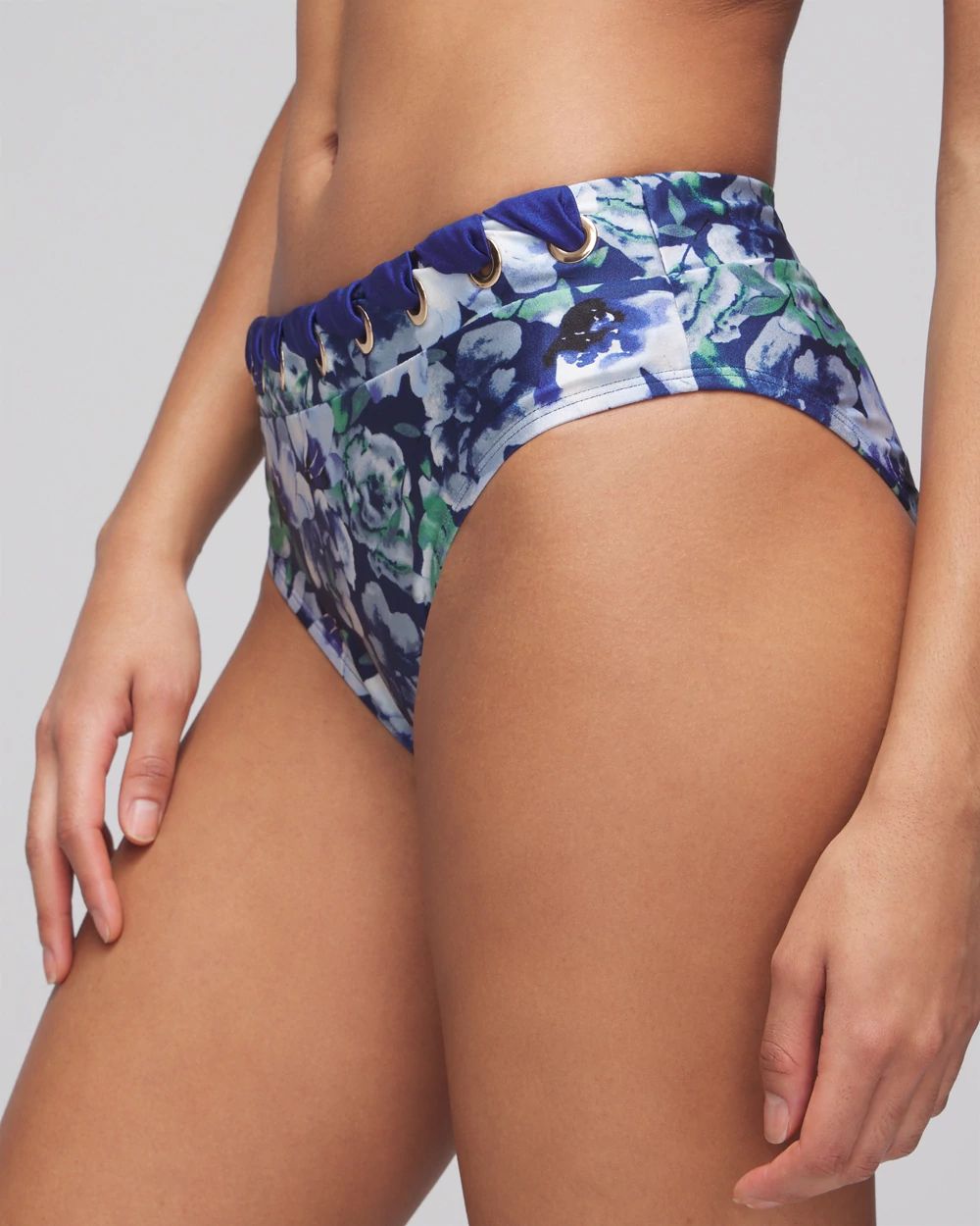 Grommet Lace-Up Bottom